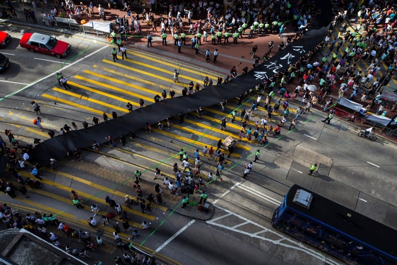 Nouveau rassemblement des démocrates de Hong Kong
