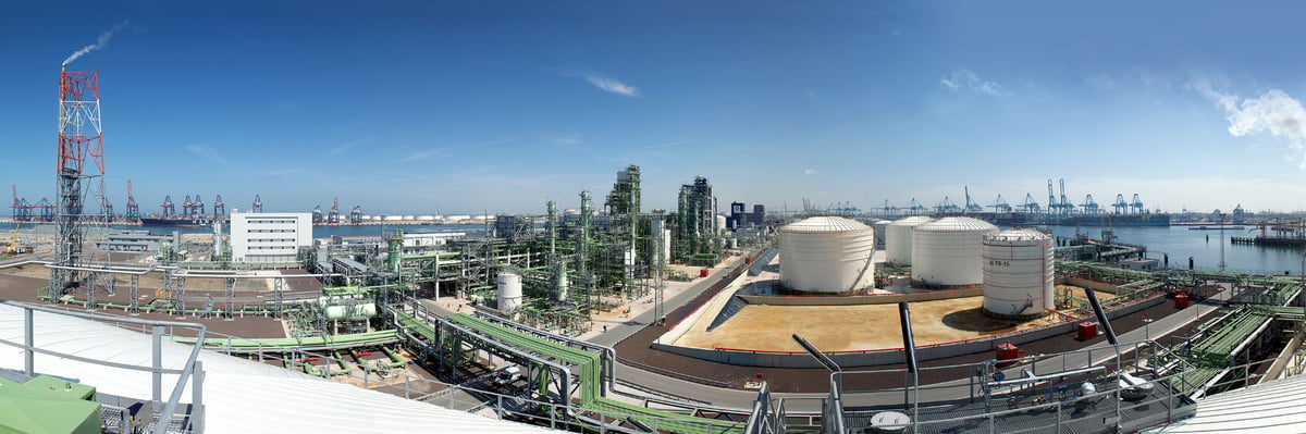 Rappinerie biopropane à Rotterdam