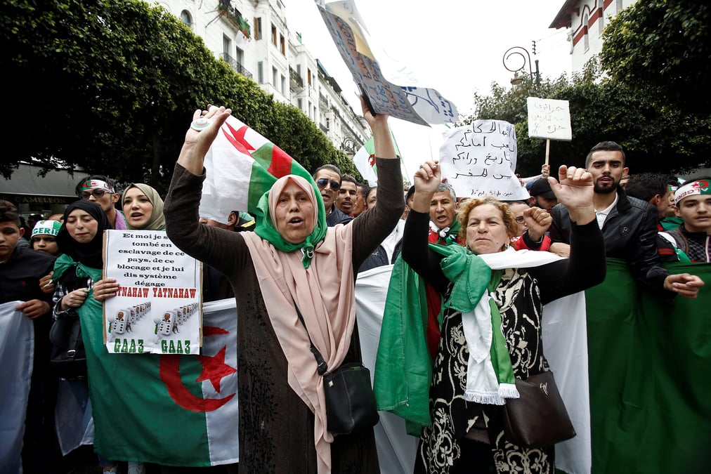 Comme chaque vendredi, manifestations anti-systeme en algerie