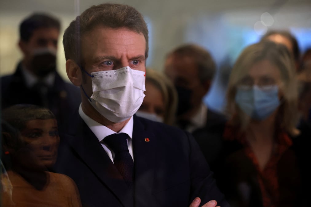 Ukraine: macron se dit "raisonnablement optimiste" avant sa rencontre avec poutine