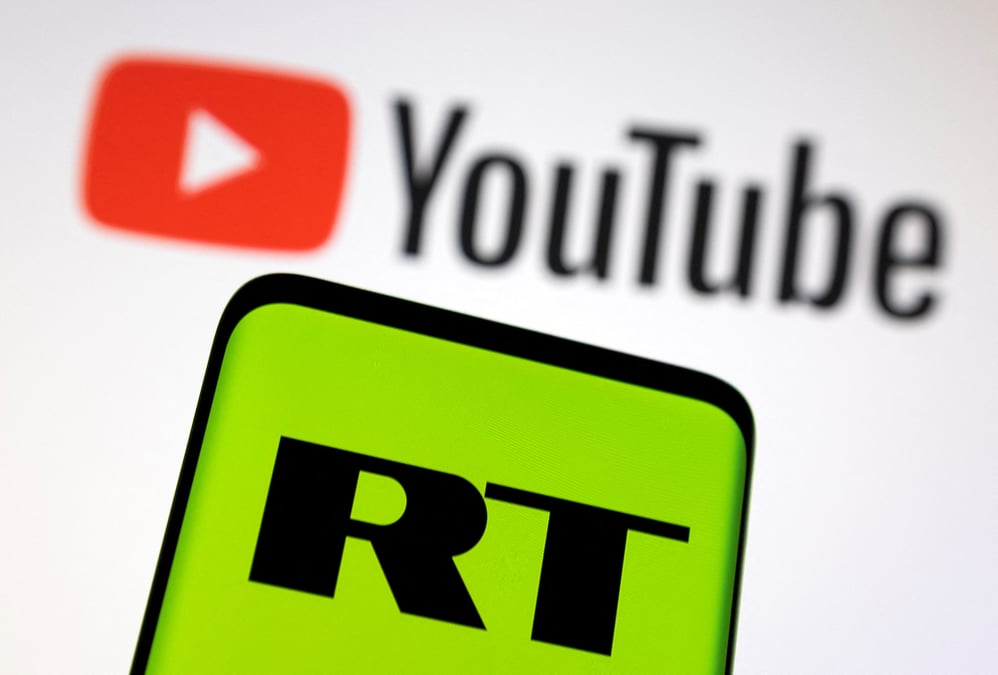Youtube bloque les remunerations de rt et d'autres chaines russes