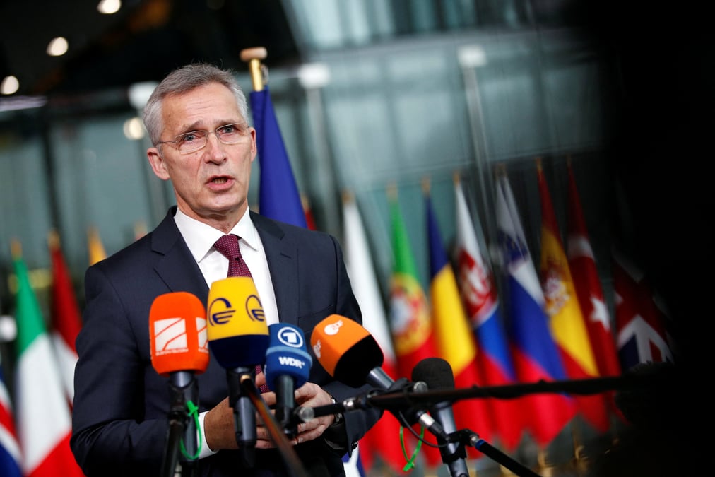 Ukraine: l'otan n'a toujours aucune preuve de desescalade russe sur le terrain