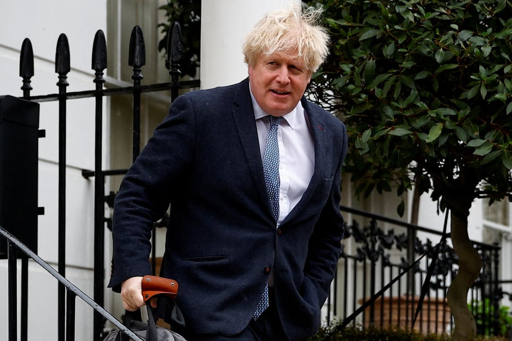 Photo d'archive de boris johnson a londres