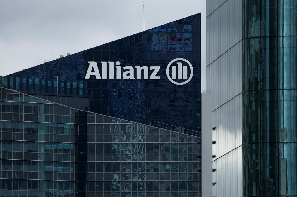 Le logo du groupe allemand allianz