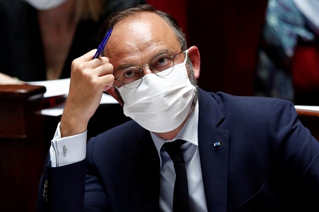 Edouard Philippe masque