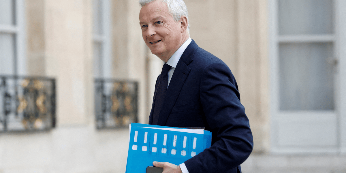Photo d'archives du ministre francais de l'economie et des finances, bruno le maire
