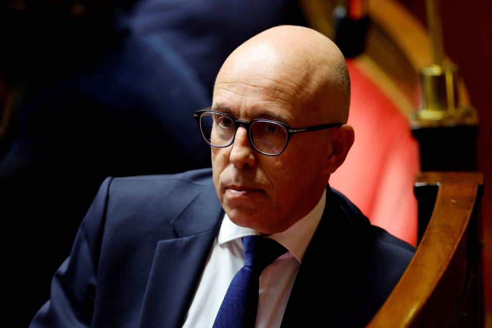 Photo d'archives du depute eric ciotti du parti francais les republicains (lr) a l'assemblee nationale a paris