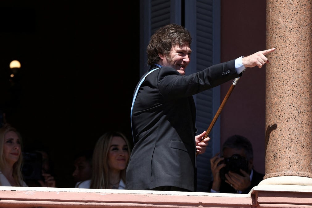 Inauguration du president argentin javier milei a buenos aires