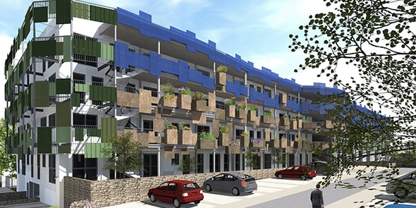 Le programme de bureaux Symbios à Montpellier, porté par Vestia Promotions