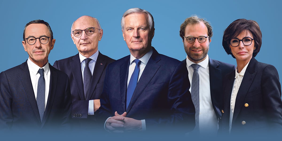 La liste des 39 ministres du gouvernement de Barnier est dévoilée ce samedi soir.