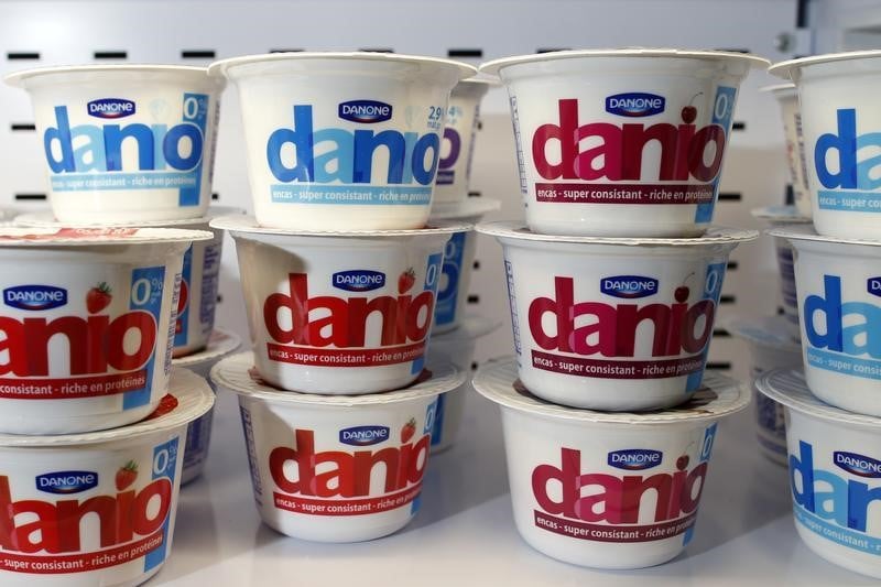 Danone table sur une croissance de ses ventes de 3 a 5% en 2016