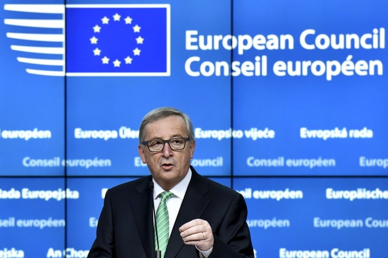 Juncker exhorte la france a offrir un front uni sur l'europe