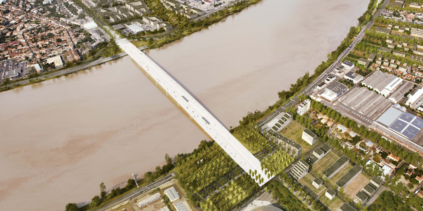 Le pont Simone Veil entre Bordeaux-Bègles et Floirac devrait être mis en service en 2024.