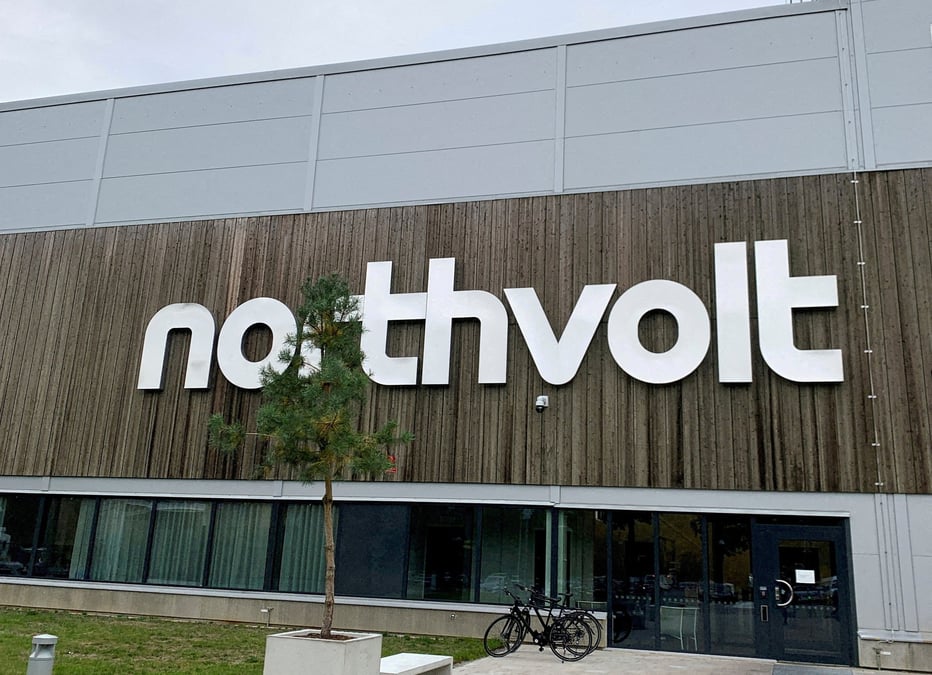 L'usine northvolt a vasteras, en suede