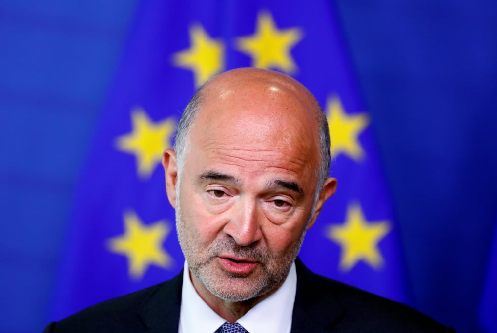 L'italie doit continuer a reduire sa dette, dit moscovici