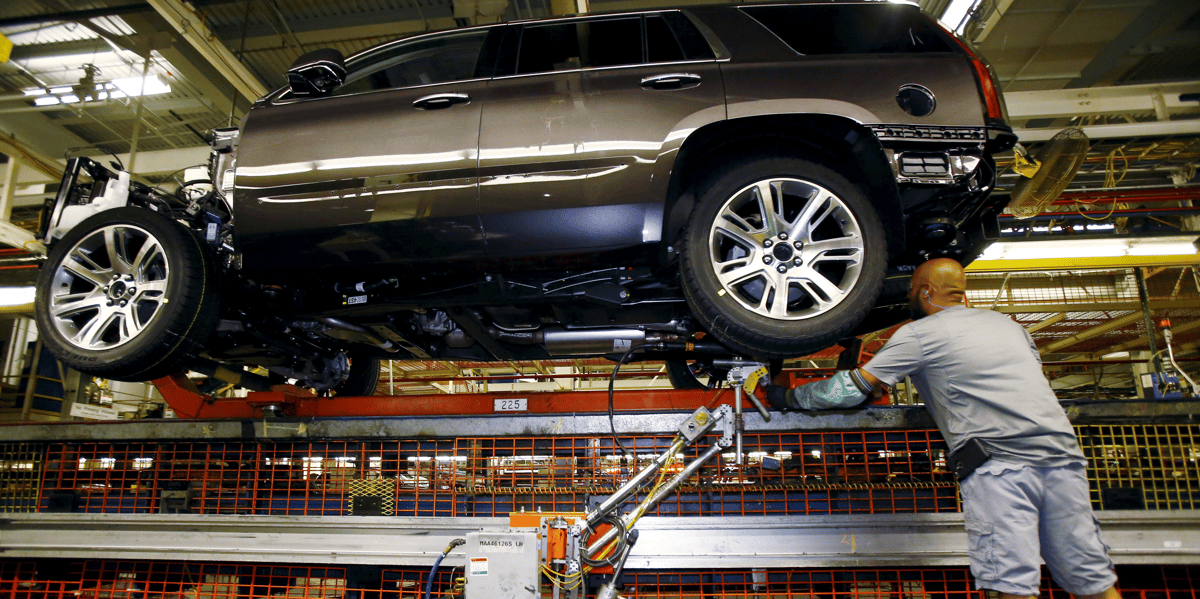 GM, General Motors, automobile, usine, assemblage, taxes, importations, Etats-Unis,