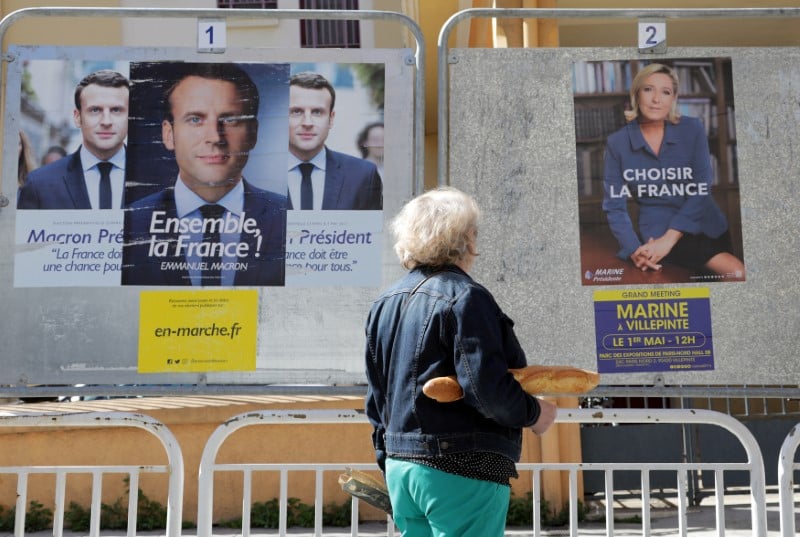 Macron et le pen enfin face a face mercredi