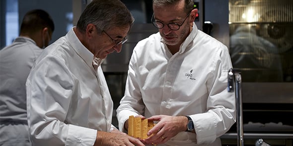 Michel et Sébastien Bras, restaurateurs aveyronnais