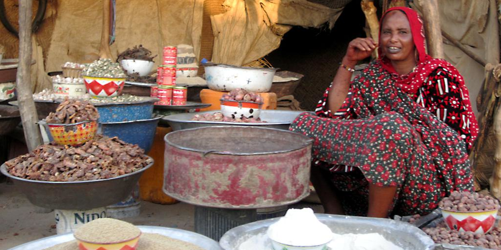 tchad commerce vendeuse marché