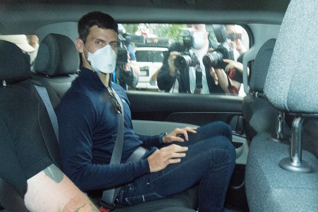 Tennis: djokovic participera lundi a l'open d'australie en attendant la decision du tribunal