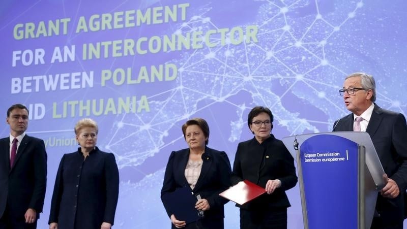 Accord sur un gazoduc entre la pologne et les pays baltes