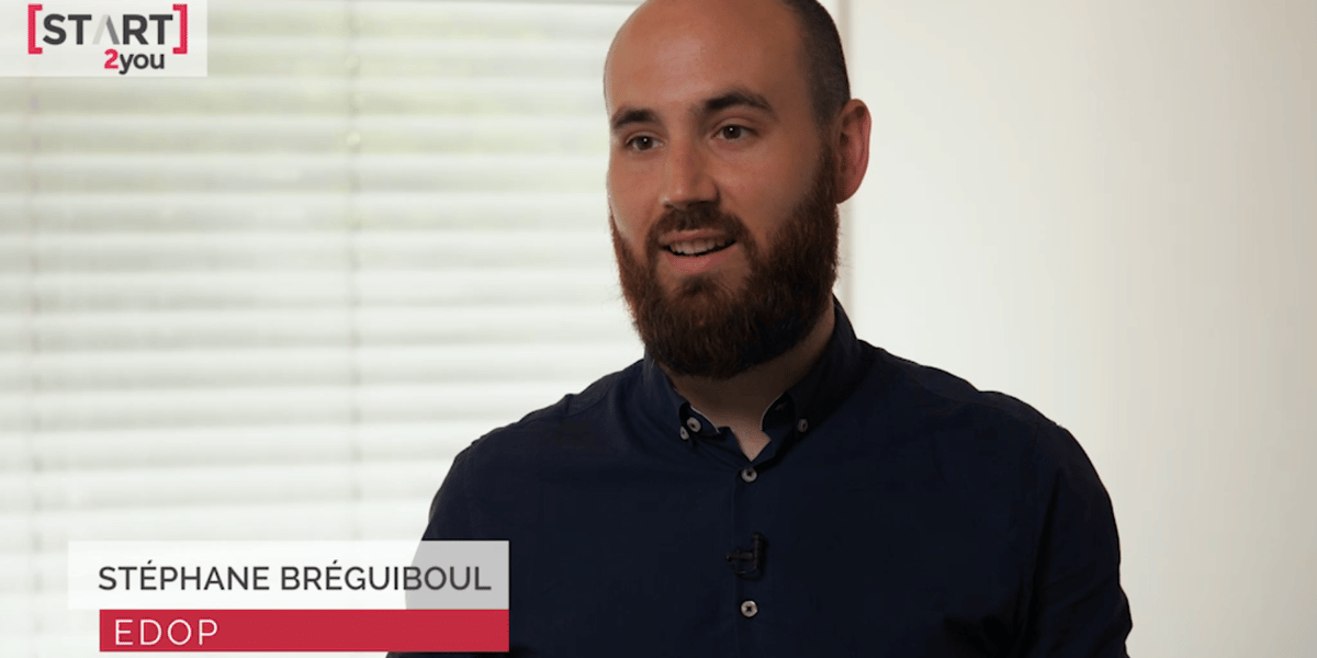 Stéphane Bréguiboul, un des trois cofondateurs de Edop