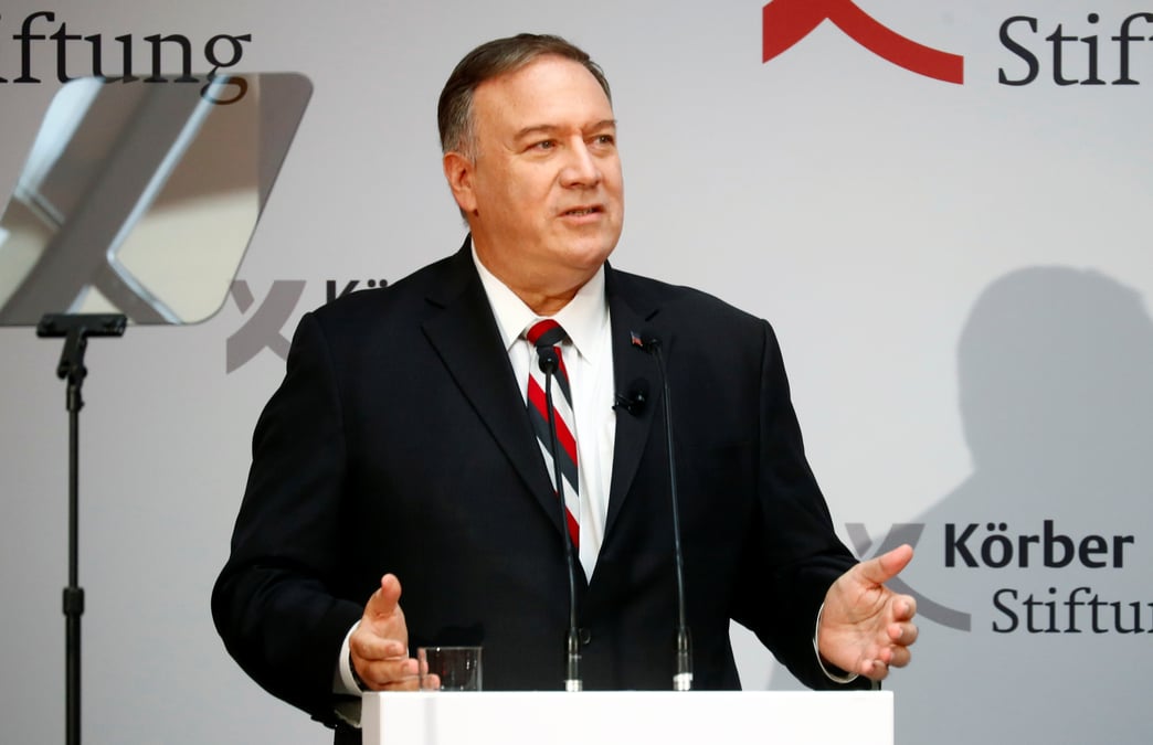 Les "dividendes de la paix" ont ete une erreur, dit pompeo a berlin