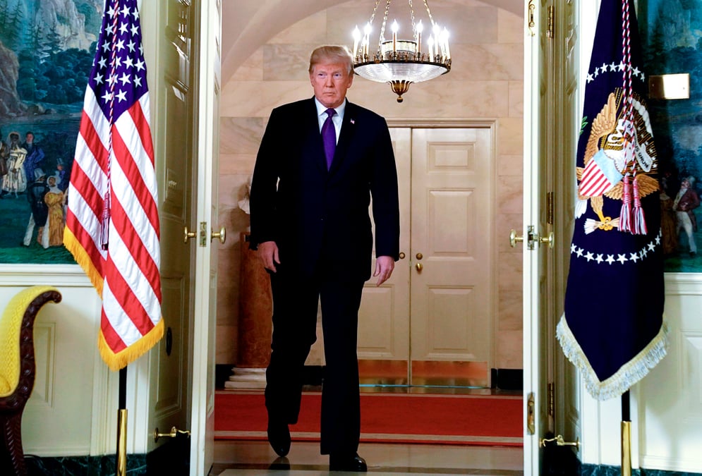 Syrie: macron dit avoir convaincu trump sur des frappes "limitees"