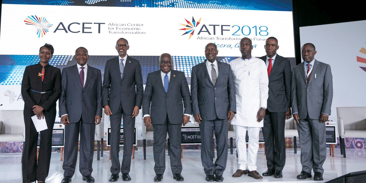 African Transformation forum Kagamé, Akufo Addo, Dangoté, Kablan Duncan