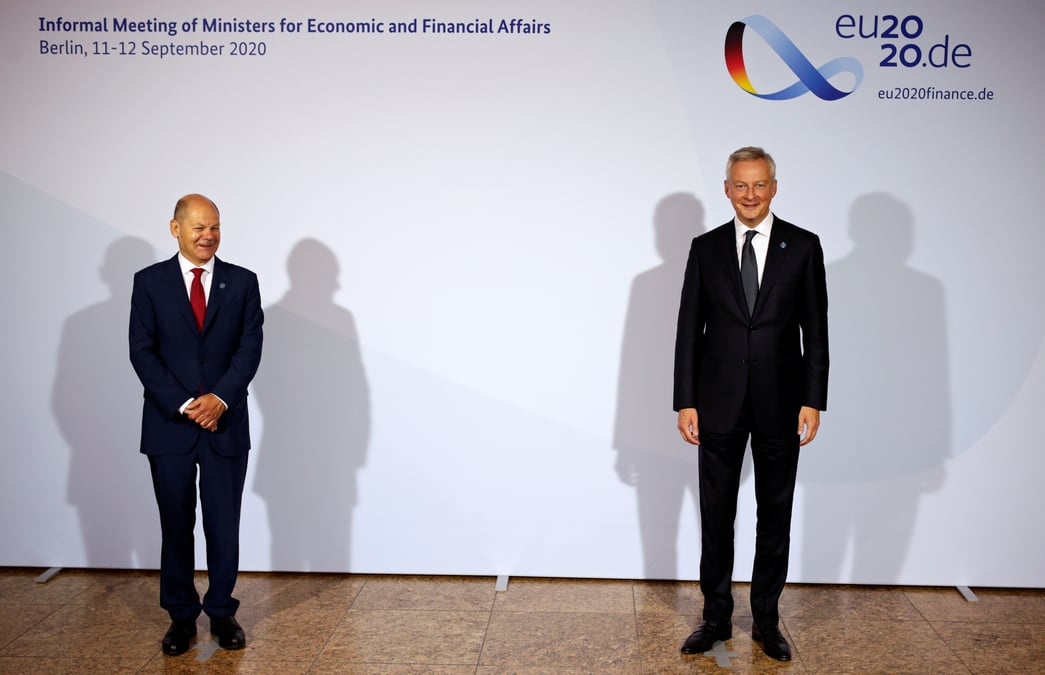 Les ministres europeens des finances a berlin, de nouveaux revenus pour l'ue en discussion