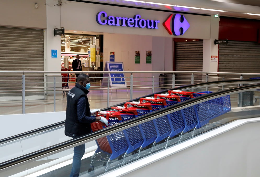 Carrefour: le chiffre d'affaires progresse de 8,4% au troisieme trimestre, meilleure performance en 20 ans
