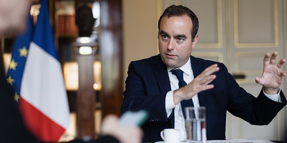 Le ministre français des Armées, Sébastien Lecornu.