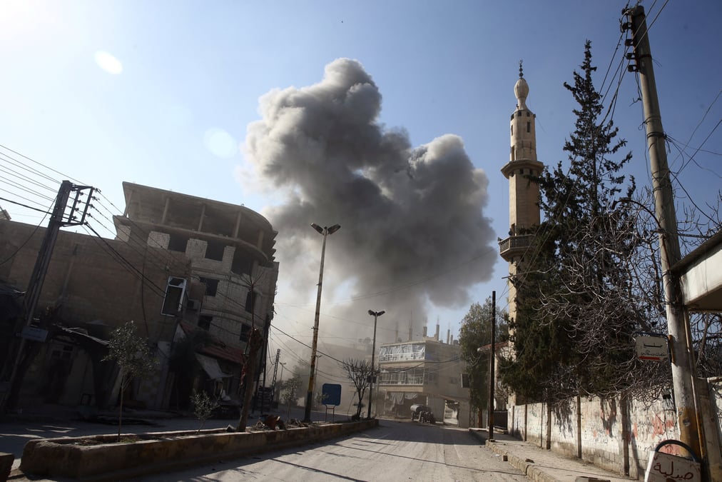 Sixieme jour de raids sur la ghouta