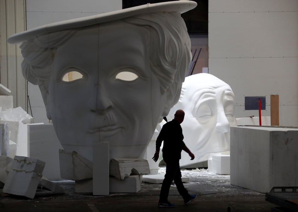 Des robots pour sculpter des chars du carnaval de nice