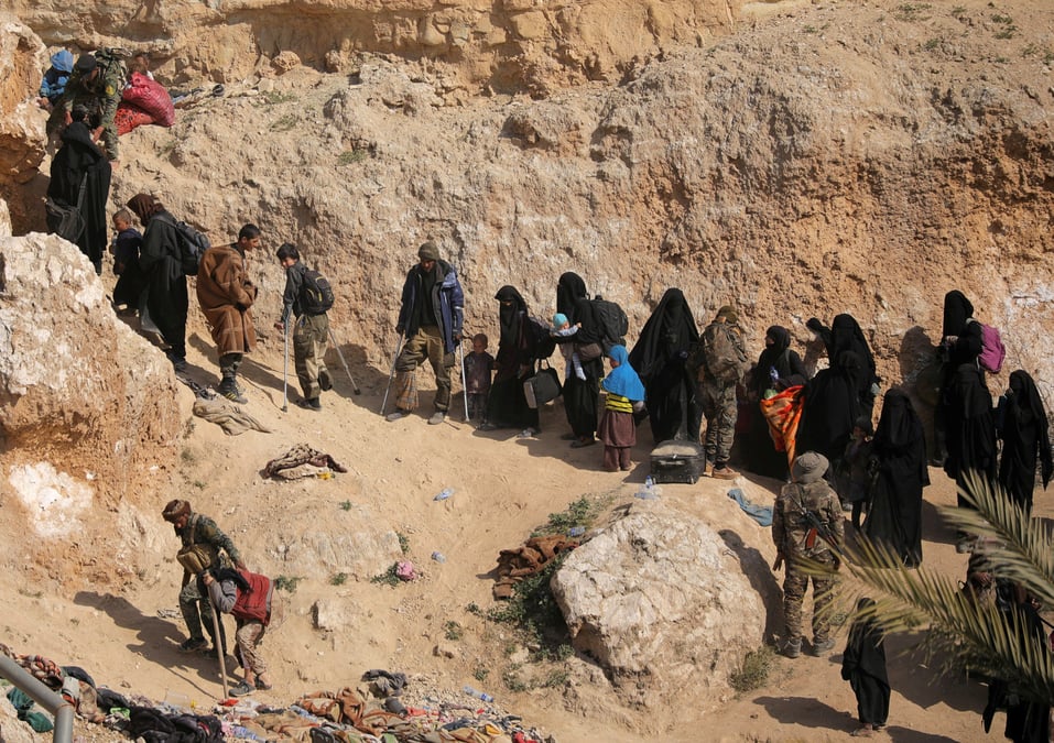 L'ei "pas affaibli" par ceux qui quittent baghouz, dit un porte-parole du groupe djihadiste