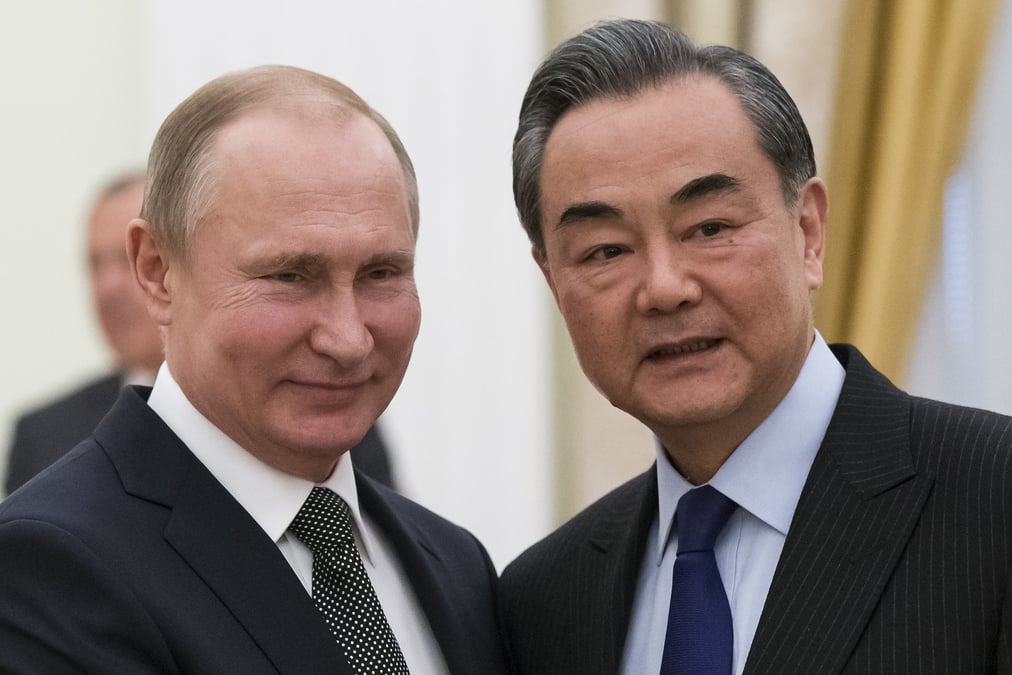 Wang Yi, 2018, Vladimir Poutine,