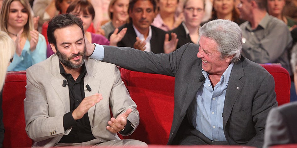 Anthony et son père, Alain Delon.