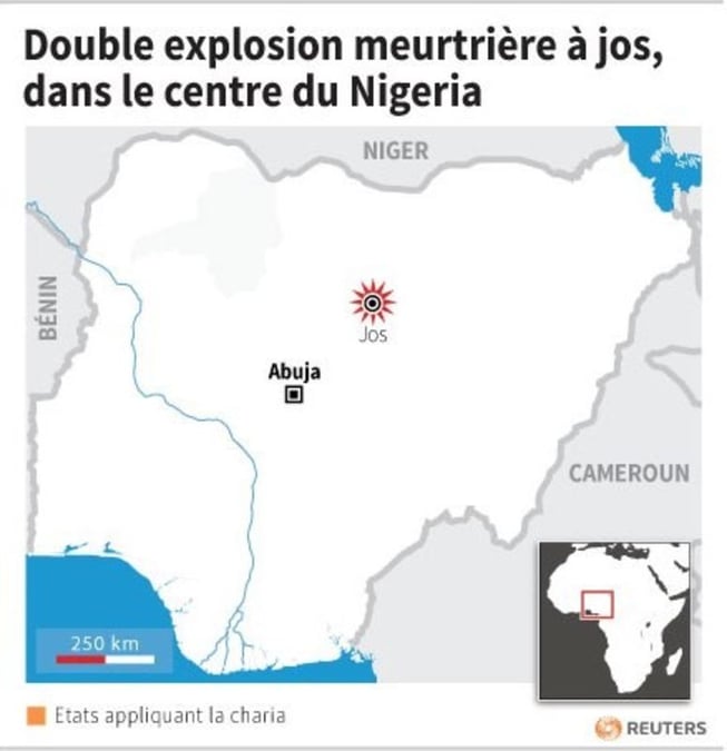 Deux explosions font 46 morts dans le centre du Nigeria