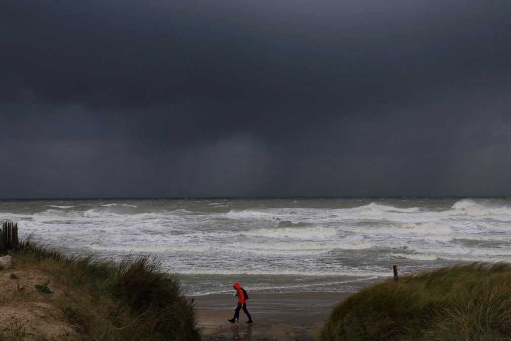 Herminia a entraîné des pluies et des vents violents dans des zones où les sols, saturés d'eau, peinent à absorber les précipitations - Photo d'illustration.