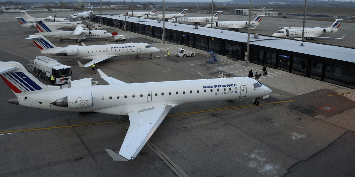 Air France-KLM suspendra en mars prochain ses vols entre Lyon et Strasbourg. D'autres compagnies aériennes, comme Twin Jet, ont déjà annoncé reprendre la ligne.