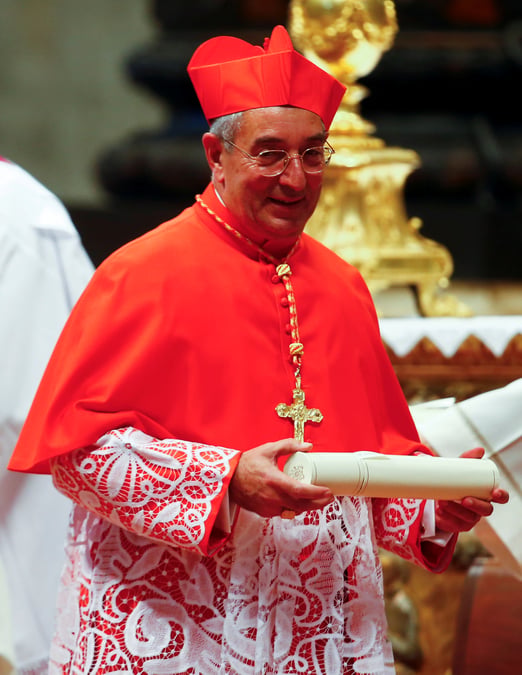 Le vicaire du pape a rome contamine par le coronavirus