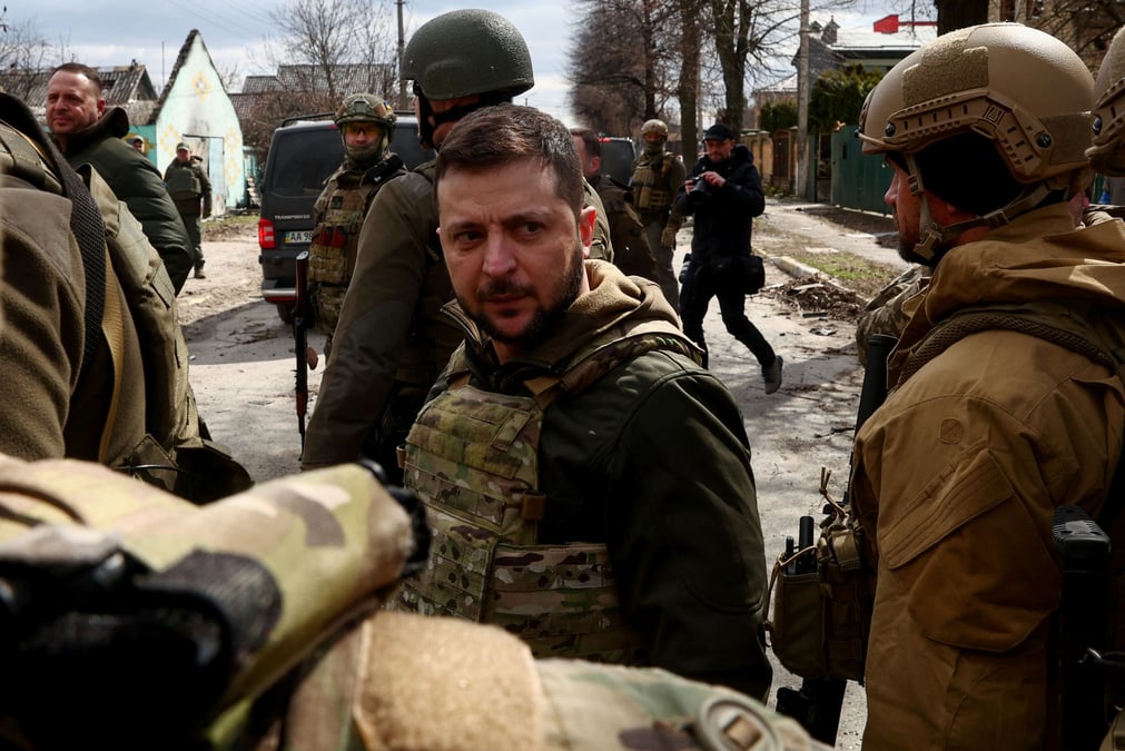 Zelensky juge plus difficile pour l'ukraine de negocier avec la russie