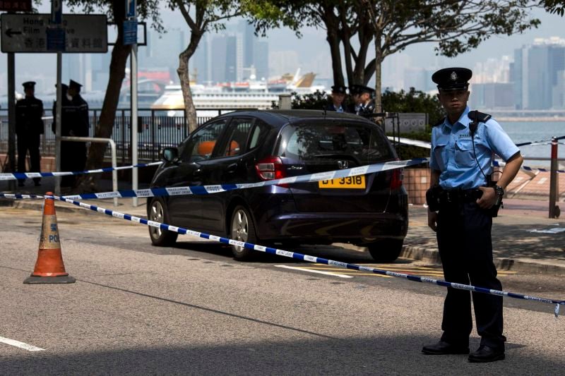 Rare agression d'un journaliste à Hong Kong