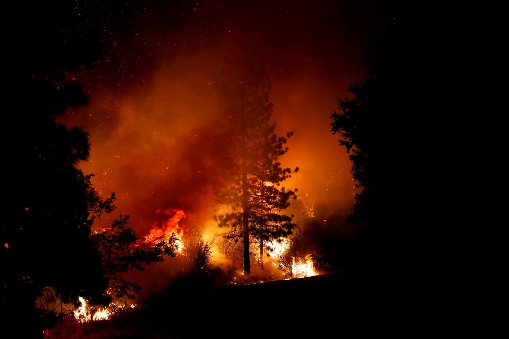 incendie, Oregon, Etats-Unis