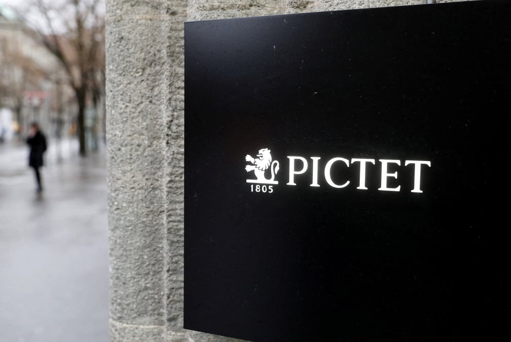 Photo du logo de la banque privee suisse pictet