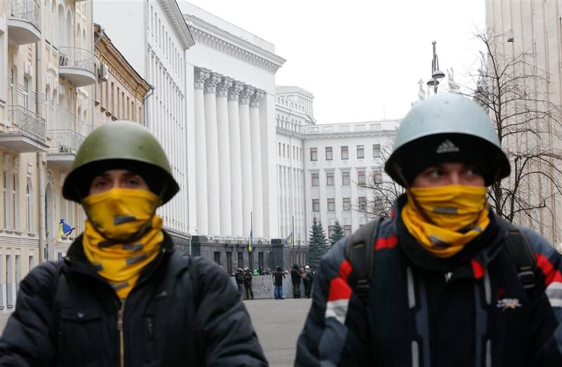 Les manifestants contrôlent la présidence ukrainienne