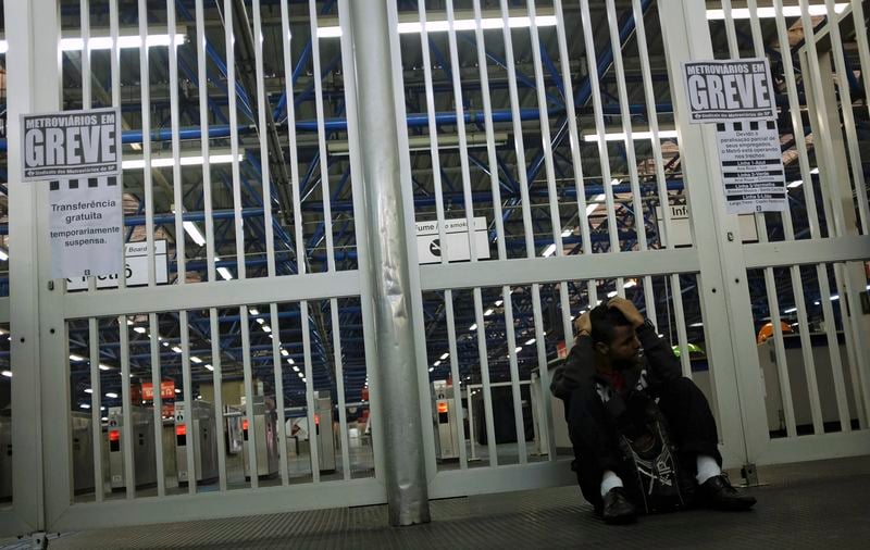 Grève dans le métro de Sao Paulo à une semaine du Mondial