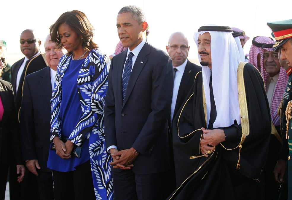 Barack obama en arabie saoudite
