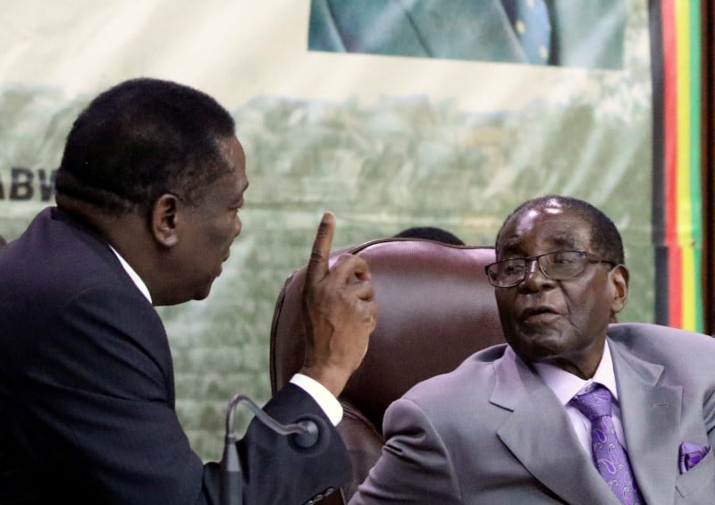 Zimbabwe: robert mugabe chasse son vice-president