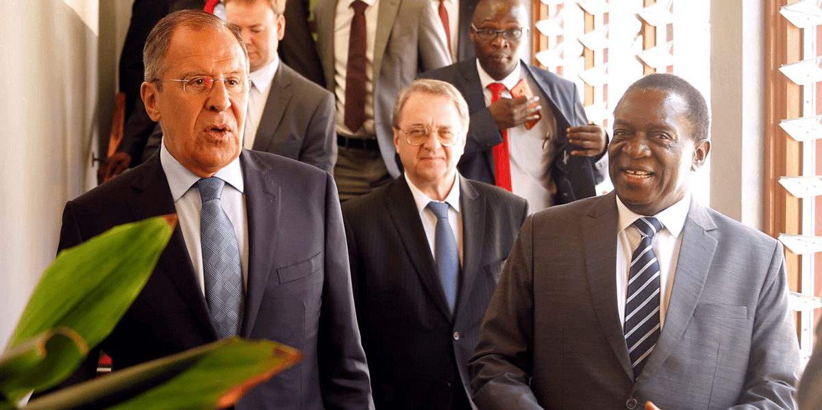 Mnagagwa Lavrov